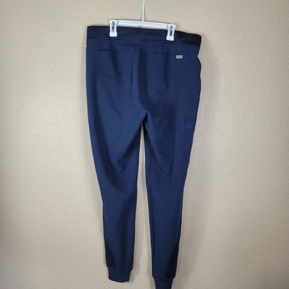 Figs Woman's Pants Jogger Scrub 4-Way Stretch Sz M Blue - Picture 2 of 9